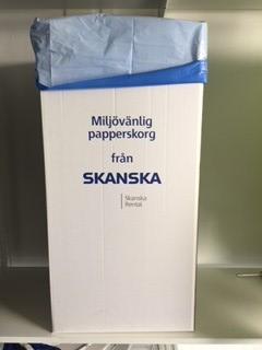 Papperskorg Stor miljö
